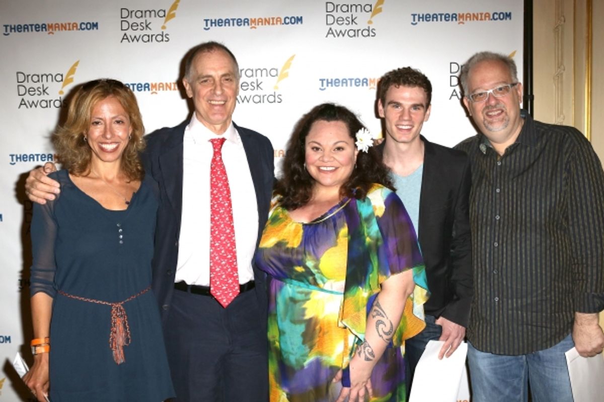 Amanda Green, Keith Carradine, Keala Settle, Jay Armstrong Johnson and Doug Wright  at 
