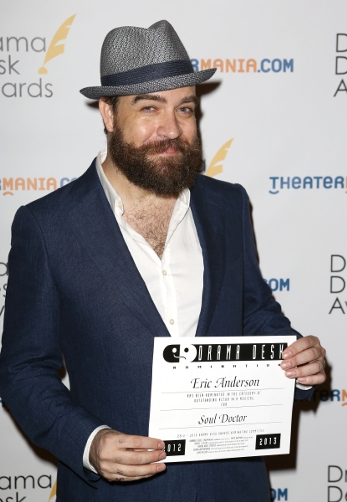 Photo Coverage: 2013 Drama Desk Reception Arrivals - The Men! Image