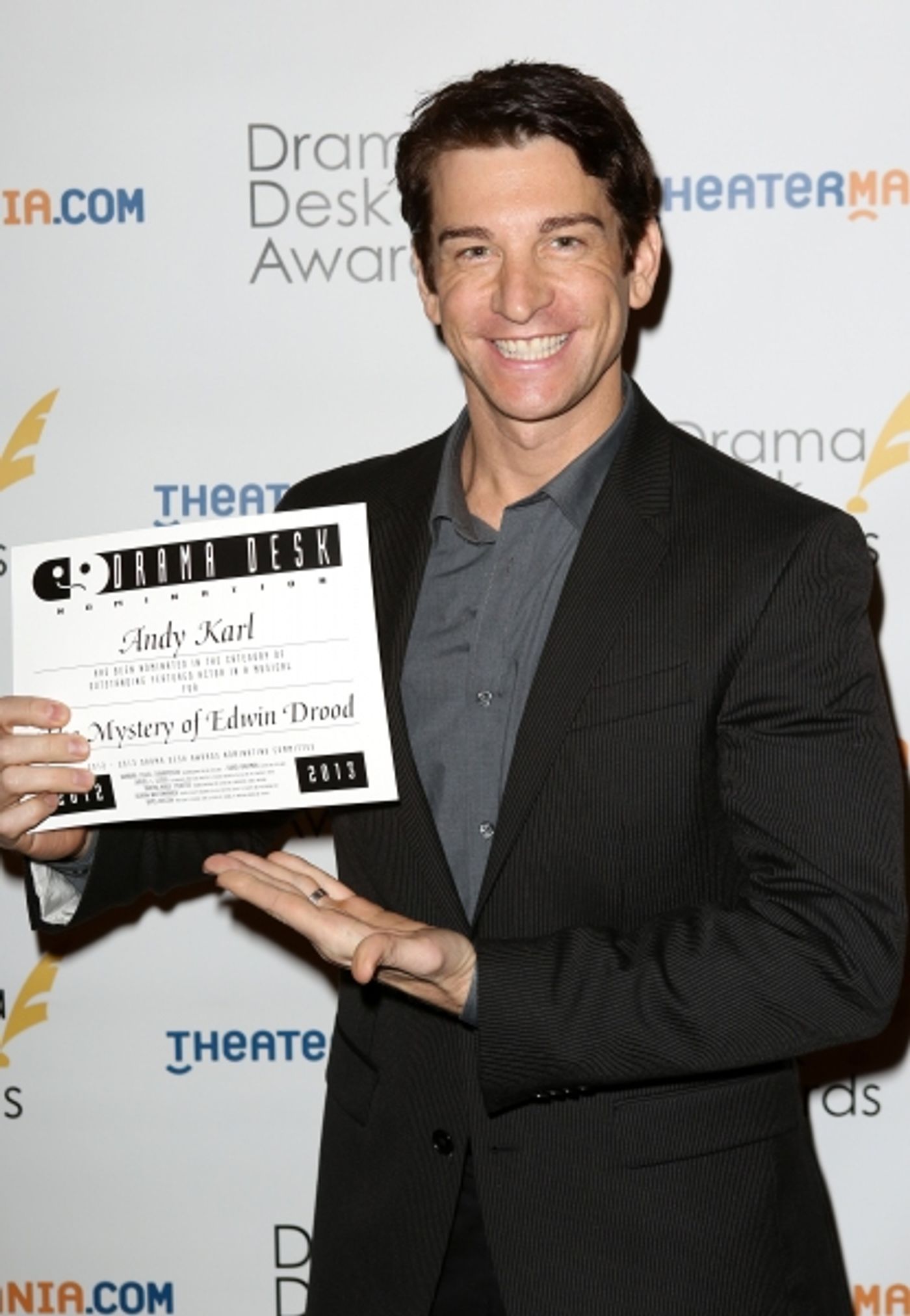 Photo Coverage: 2013 Drama Desk Reception Arrivals - The Men! Image