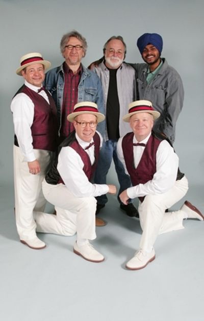 Danny Rutigliano, Wally Dunn, DC Anderson and Rohan Kymal with the writers of Goodspe Photo