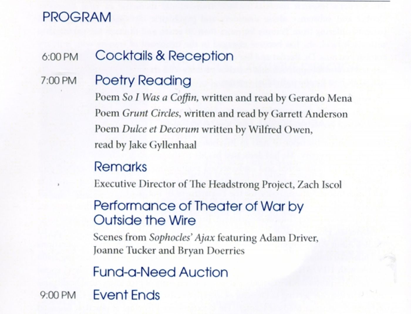 Photo Coverage: Inside The Headstrong Project's WORDS OF WAR  Image