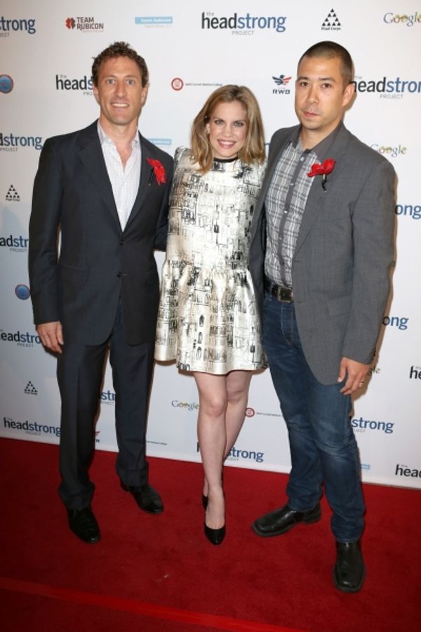 Zach Iscol, Anna Chlumsky and Shaun So Photo