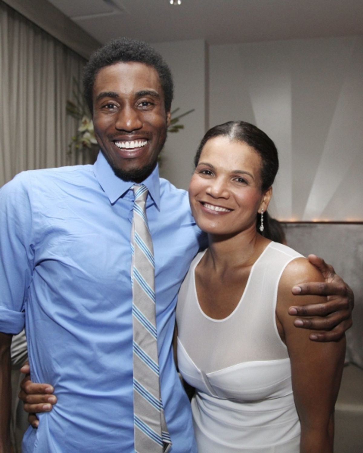 Gabriel Brown and January LaVoy at 