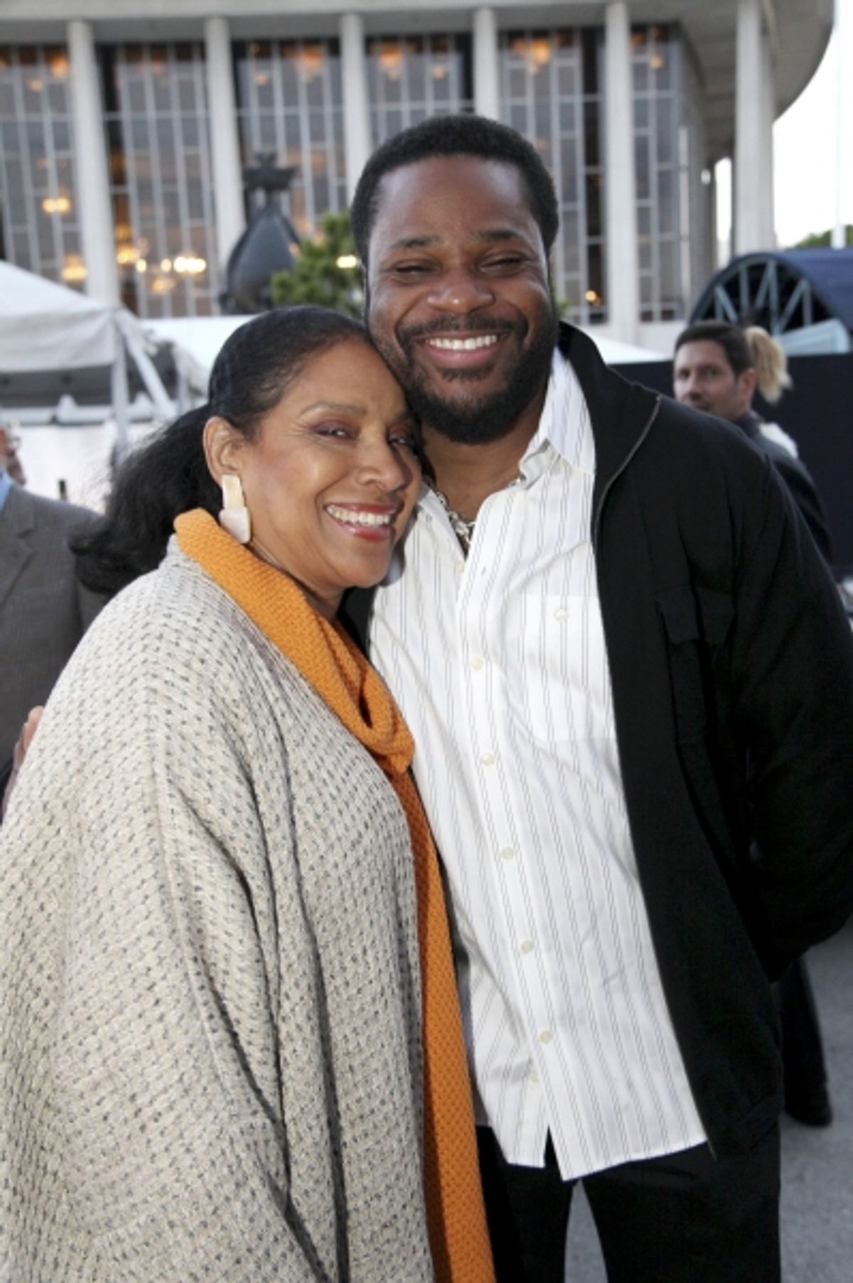 Phylicia Rashad and Malcolm-Jamal Warner at 