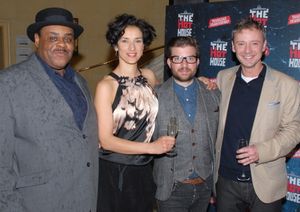Clive Rowe, Indira Varma, Jamie Lloyd and John Simm @ BroadwayWorld Clive Rowe, Indira Varma, Jamie Lloyd and John Simm Photo