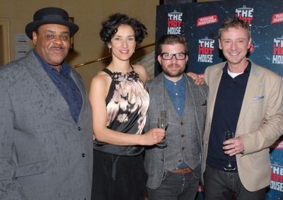 Clive Rowe, Indira Varma, Jamie Lloyd and John Simm Photo