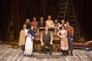 The Cast (clockwise) Claire Karpen, Noah Brody, Jennifer Mudge, Liz Hayes, Ben Steinfeld, Jessie Austrian, Paul L. Coffey, Andy Grotelueschen, Patrick Mulryan, Emily Young and Matt Castle (at the piano) @ BroadwayWorld The Cast (clockwise) Claire Karpen, Noah Brody, Jennifer Mudge, Liz Hayes, Ben Steinf Photo