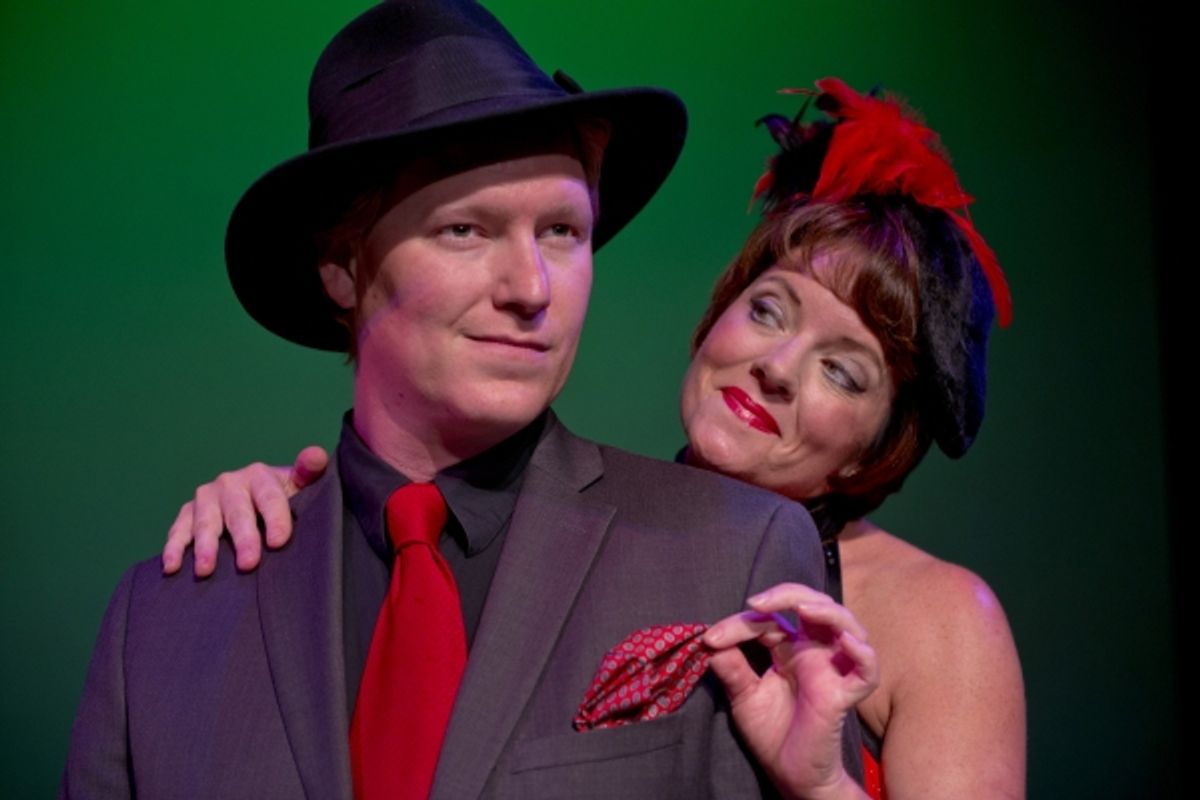 Mr. Applegate (Jeff Clark) and his prot&Atilde;&copy;g&Atilde;&copy; Lola (Jen Wheatonfox) at 