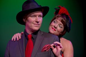 Mr. Applegate (Jeff Clark) and his prot&Atilde;&copy;g&Atilde;&copy; Lola (Jen Wheato Photo