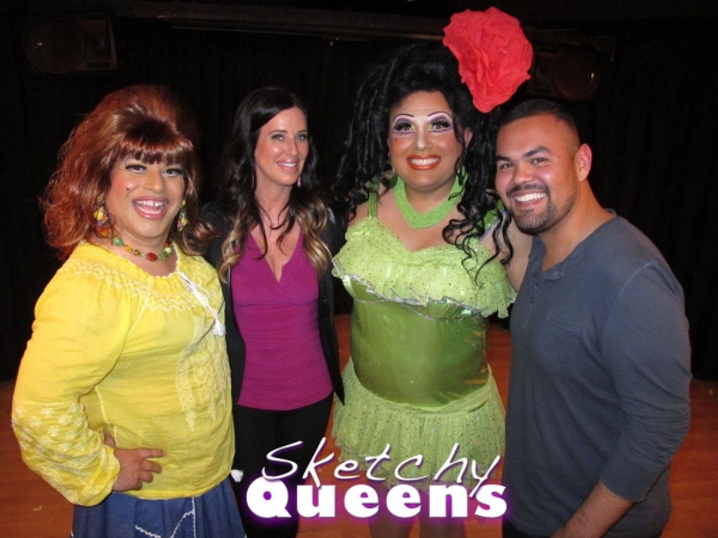 Photo Flash: MILLIONAIRE MATCHMAKER's Patti Stanger Visits SKETCHY QUEENS  Image