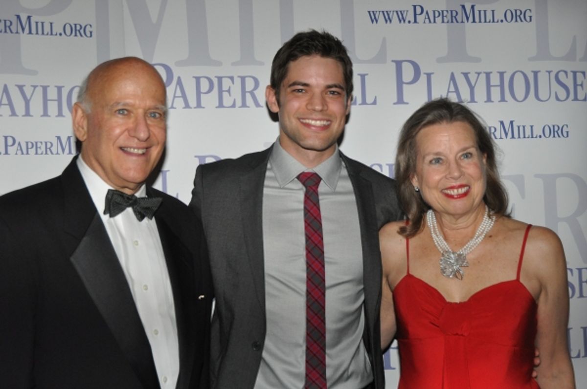 Howard Hirsch, Jeremy Jordan and Pamela Hirsch at 