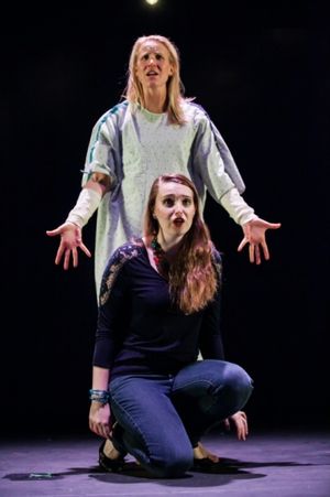 Janis Greim as Diana and Kallie Linder as Natalie @ BroadwayWorld Janis Greim as Diana and Kallie Linder as Natalie Photo