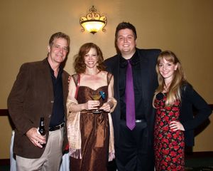 Robert Yacko, Leslie Stevens, T.J. Dawson, and Lina Alfinito @ BroadwayWorld Robert Yacko, Leslie Stevens, T.J. Dawson, and Lina Alfinito Photo