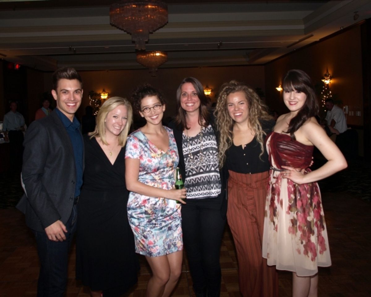 Nick Adorno, Hanna Jean Simmons, Britney Hammond, Gretchen Dawson, Alyssa M. Simmons, and Micaela Martinez at 