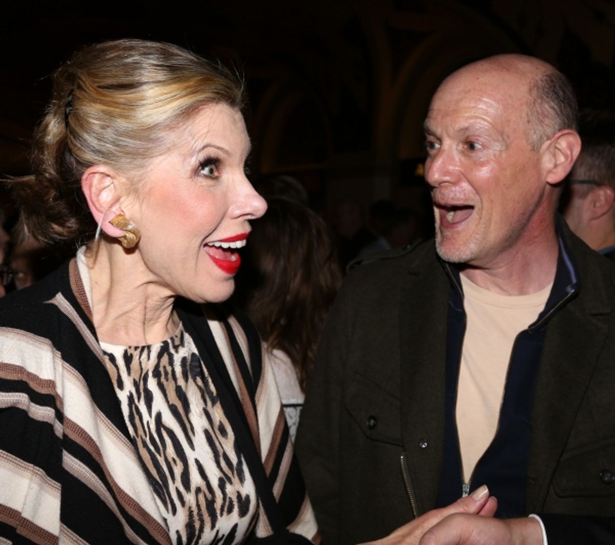 Christine Baranski, Neil Meron at 