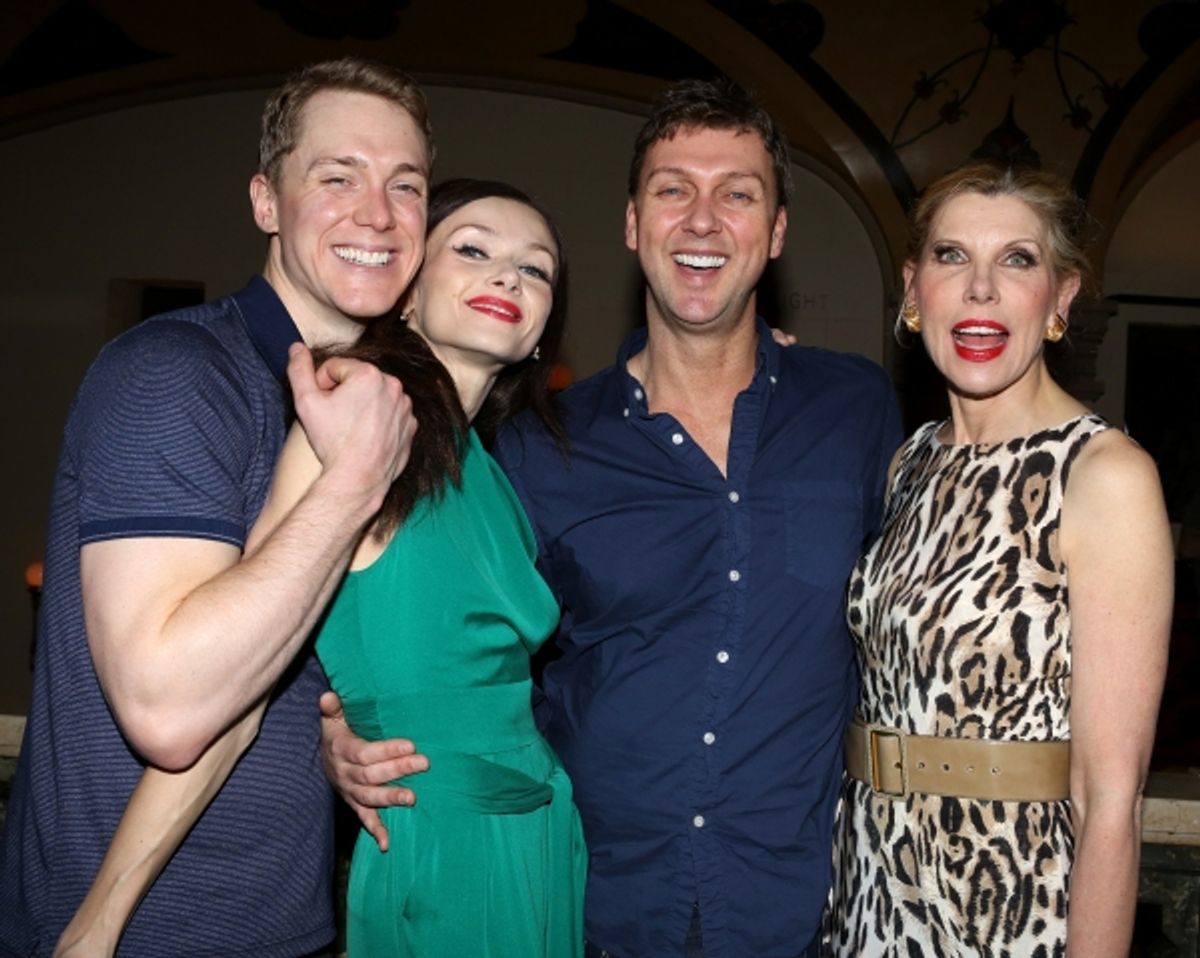 Shonn Wiley, Irina Dvorovenko, Warren Carlyle, Christine Baranski  at 
