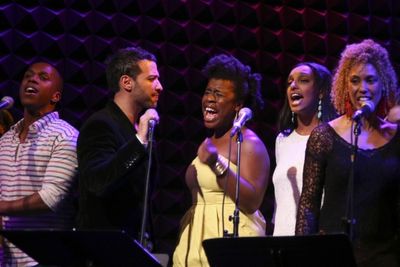 Leslie Odom, Jr., Haaz Sleiman, Uzo Aduba, Semhar Ghebremichael, and Victoria Platt Photo