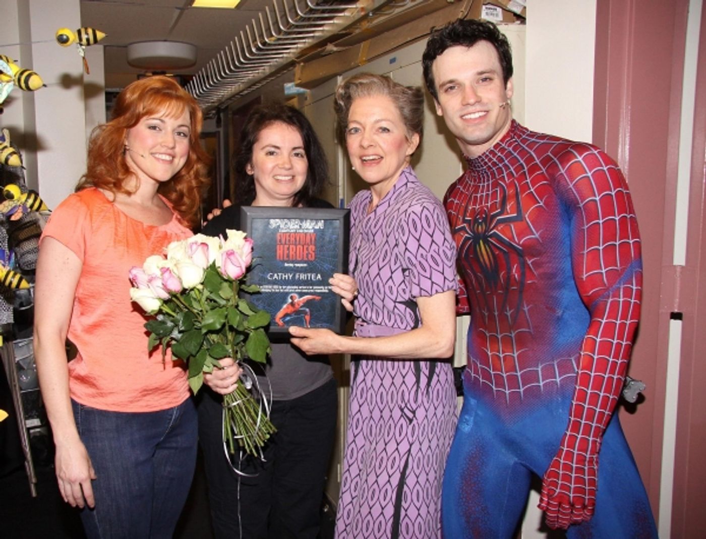 Photo Flash: SPIDER-MAN Honors Everyday Hero Cathy Fritea on Mother's Day  Image