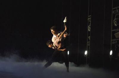 Older Billy (Alexander Loxton) and Ali Rasul (Billy Elliot) Photo