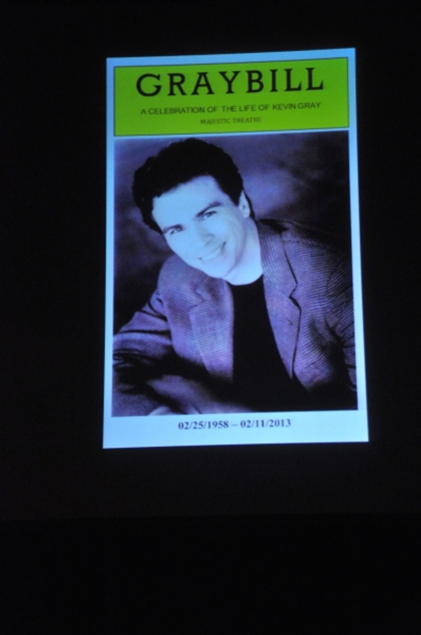 Photo Coverage: A Celebration of the Life of Kevin Gray Photo Coverage: A Celebration of the Life of Kevin Gray Image