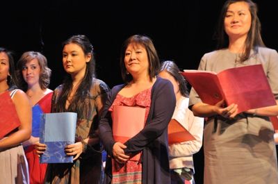 Ann Harada and cast members from The King and I perform Something Wonderful Photo