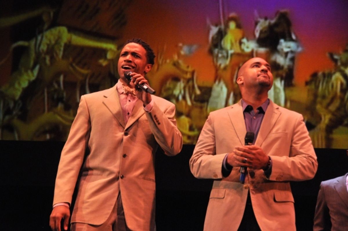 Wallace Smith and L. Steven Taylor perform He Lives in You from The Lion King at 