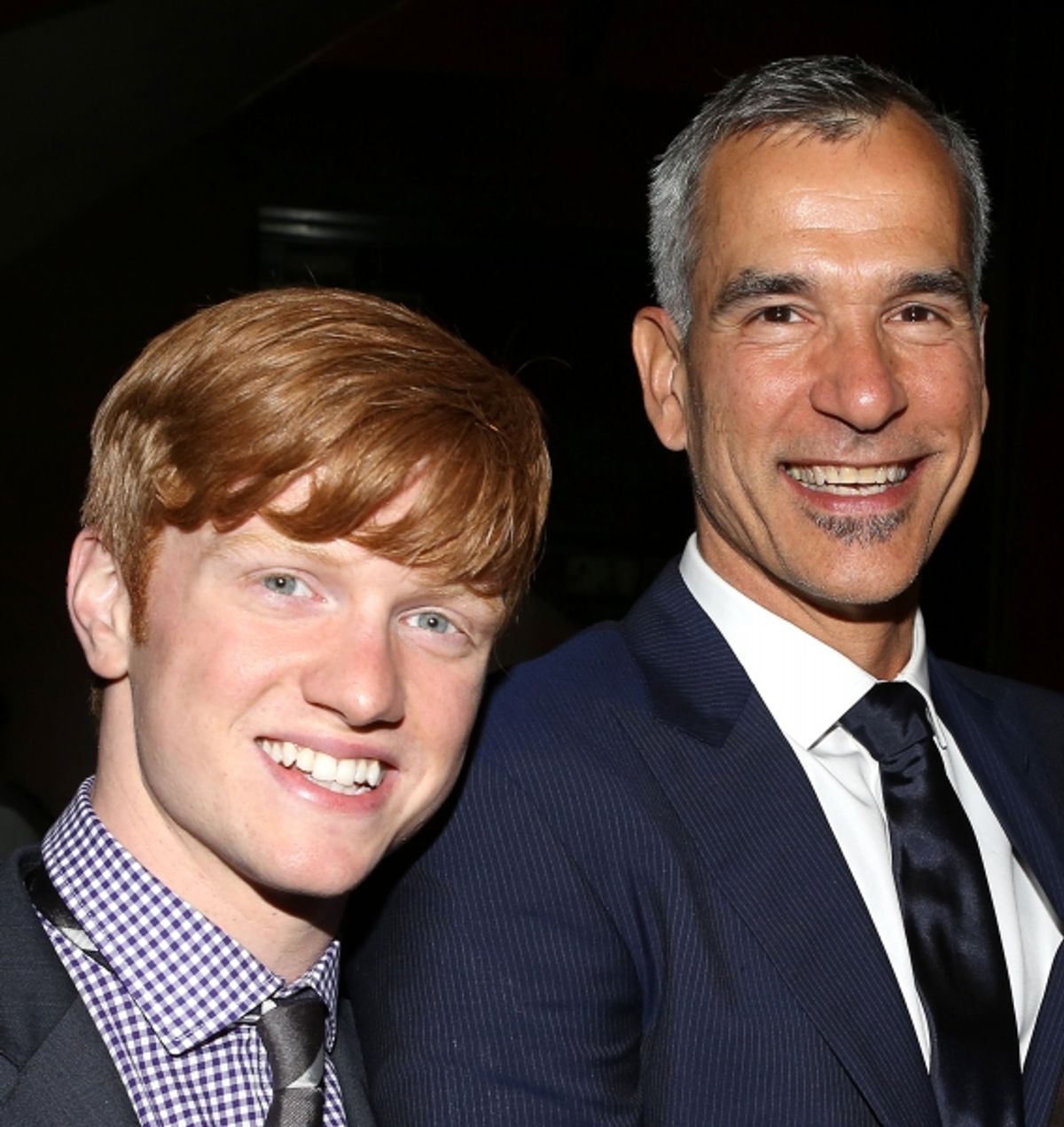 Jerry Mitchell with boyfriend  at 