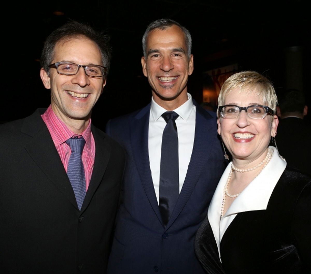 John Rando, Jerry Mitchell, Marcia Milgrom Dodge  at 