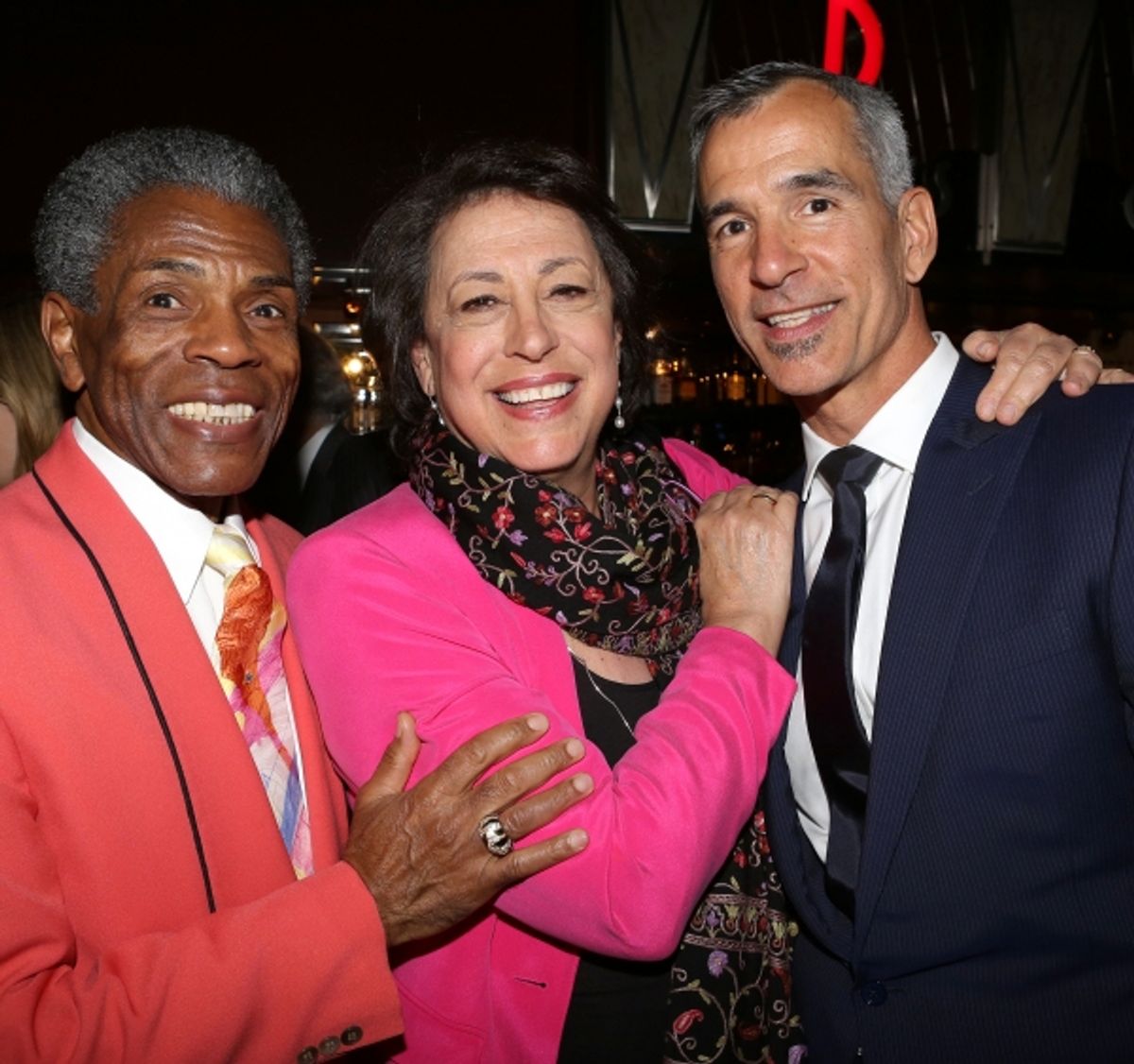 Andre De Shields, Lynne Meadow,  Jerry Mitchell  at 