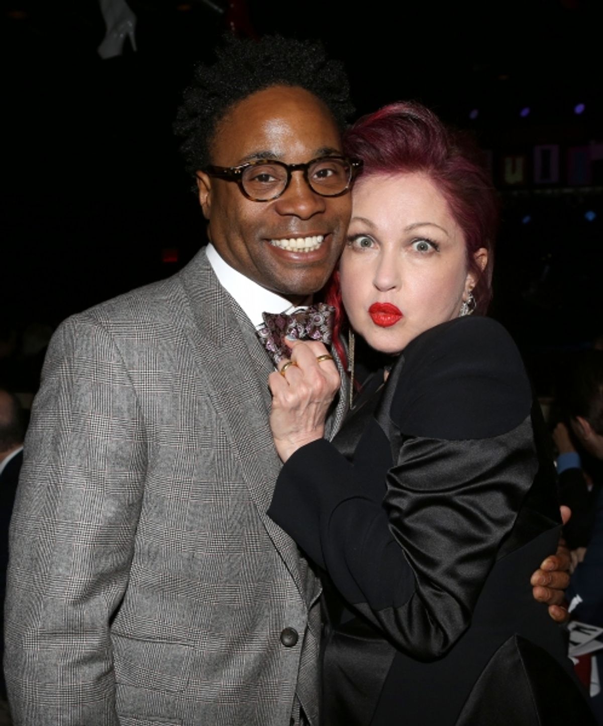 Billy Porter, Cyndi Lauper  at 