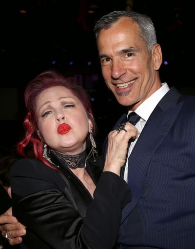 Cyndi Lauper, Jerry Mitchell  Photo