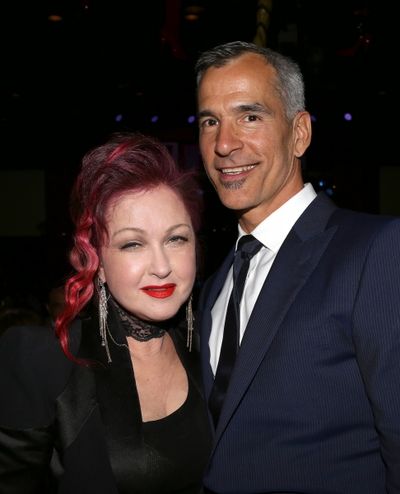 Cyndi Lauper, Jerry Mitchell  Photo