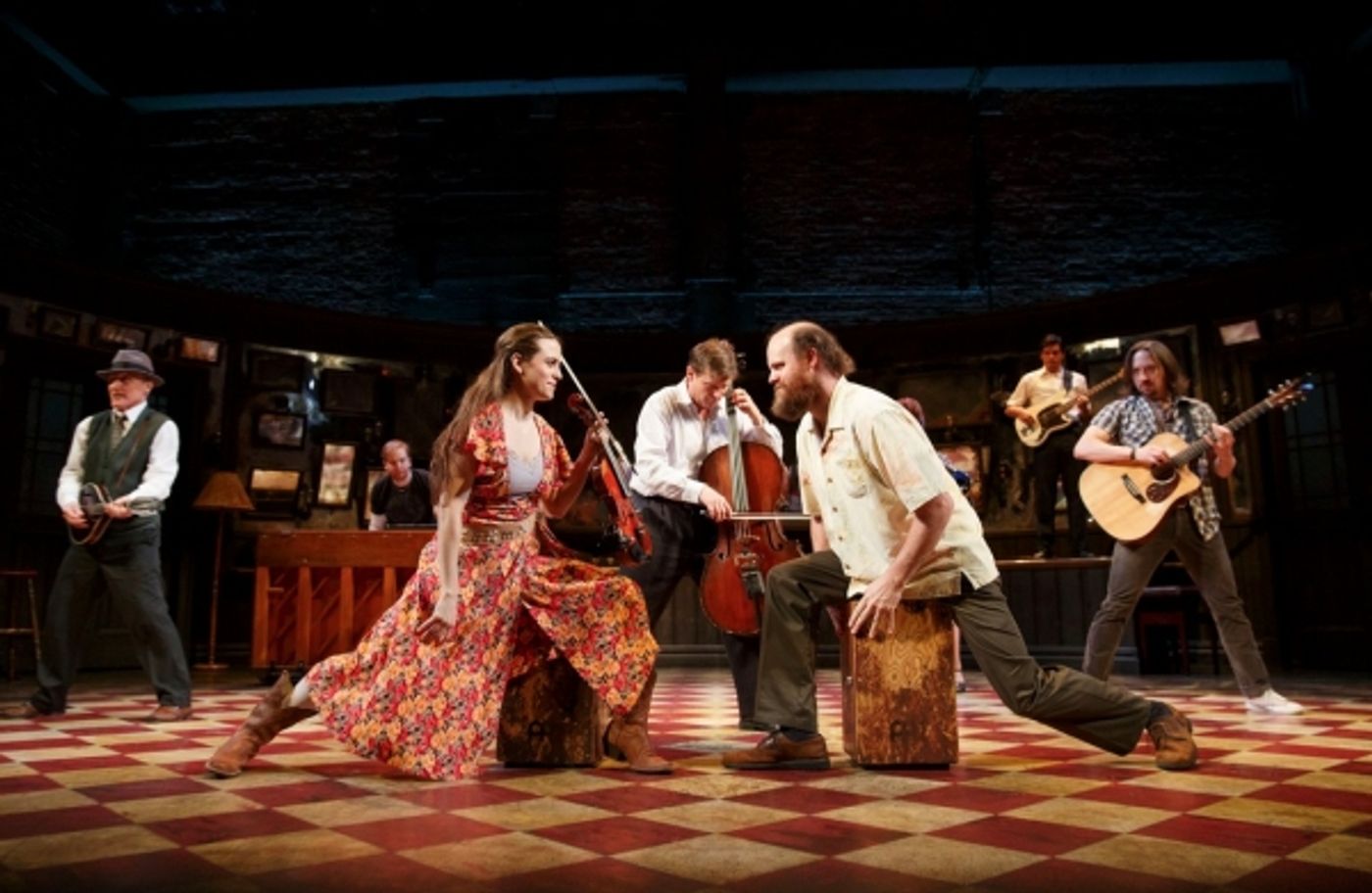 Photo Flash: First Look at DOCTOR WHO's Arthur Darvill, Joanna Christie & Katrina Lenk in ONCE!  Image