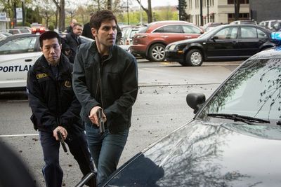 Reggie Lee, David Giuntoli Photo