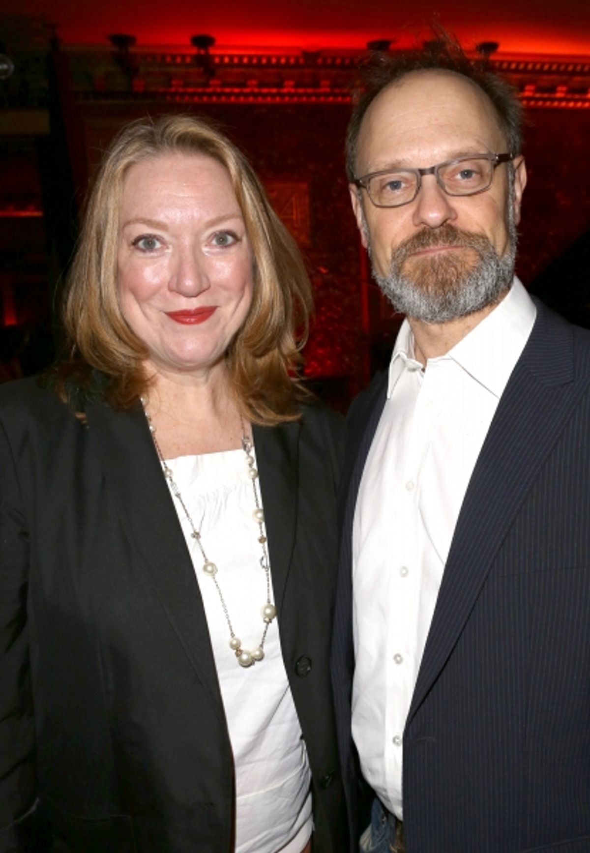 Kristine Nielsen, David Hyde Pierce  at 