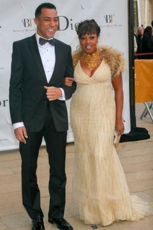 Charl Brown and Star Jones Photo