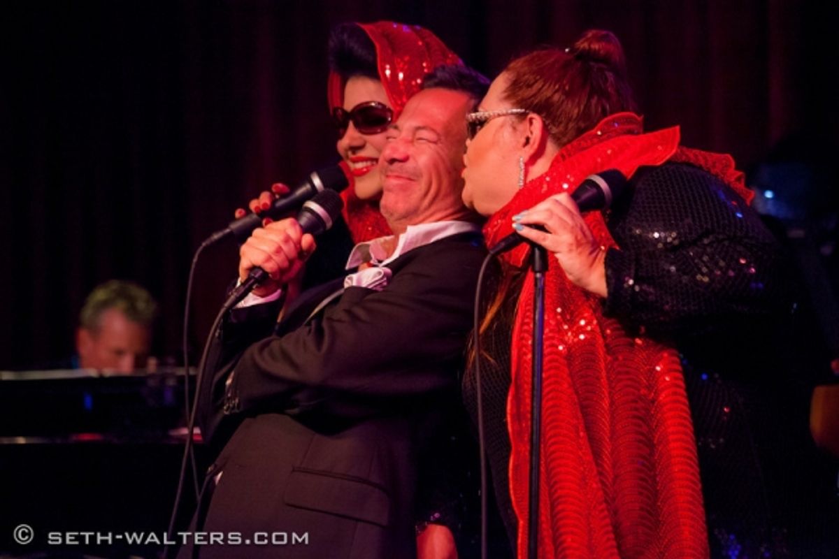 Julie Garnye, Cortes Alexander and Melissa Bailey at 