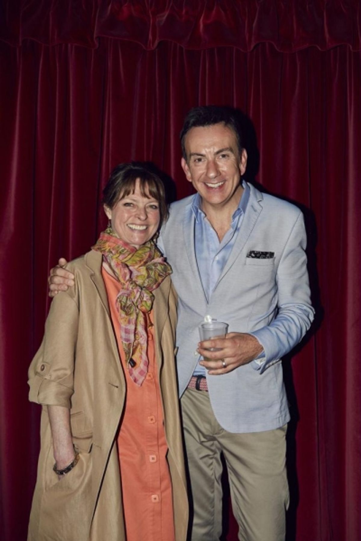 Janet Ellis and Paul Roseby at 