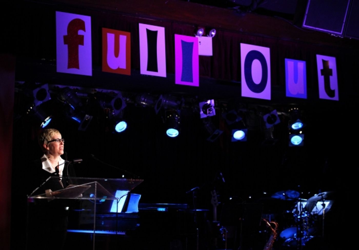 Exclusive Photo Coverage: Harvey Fierstein, Cyndi Lauper and More Present the 'Mr. Abbott' Award to Jerry Mitchell!  Image