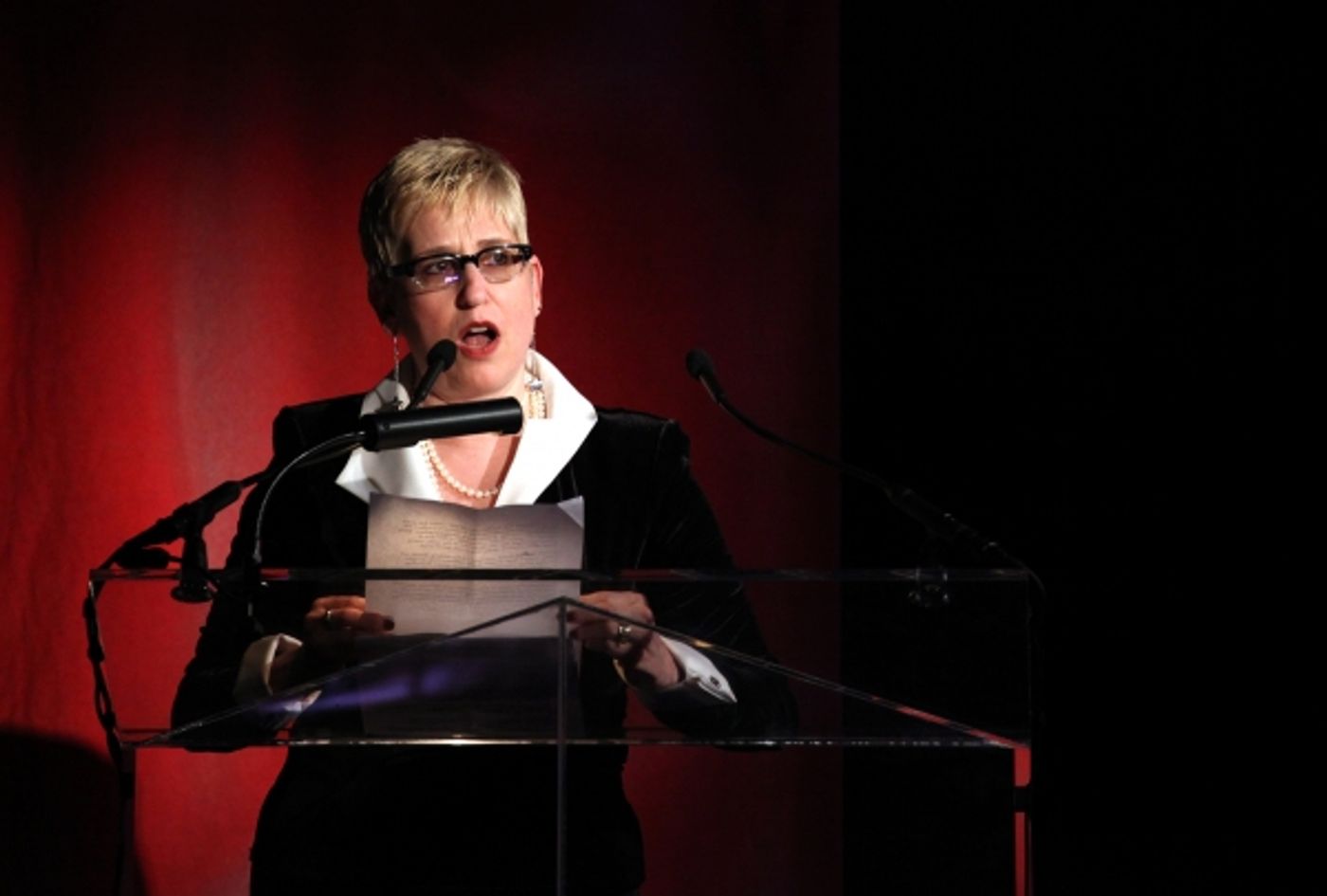 Exclusive Photo Coverage: Harvey Fierstein, Cyndi Lauper and More Present the 'Mr. Abbott' Award to Jerry Mitchell!  Image