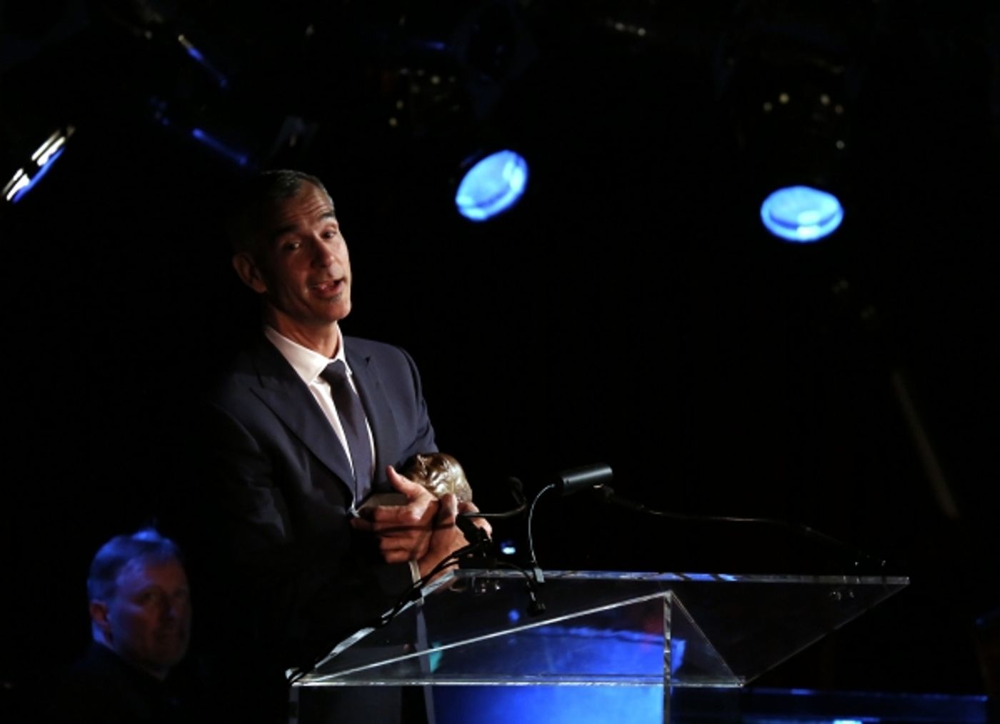 Exclusive Photo Coverage: Harvey Fierstein, Cyndi Lauper and More Present the 'Mr. Abbott' Award to Jerry Mitchell!  Image