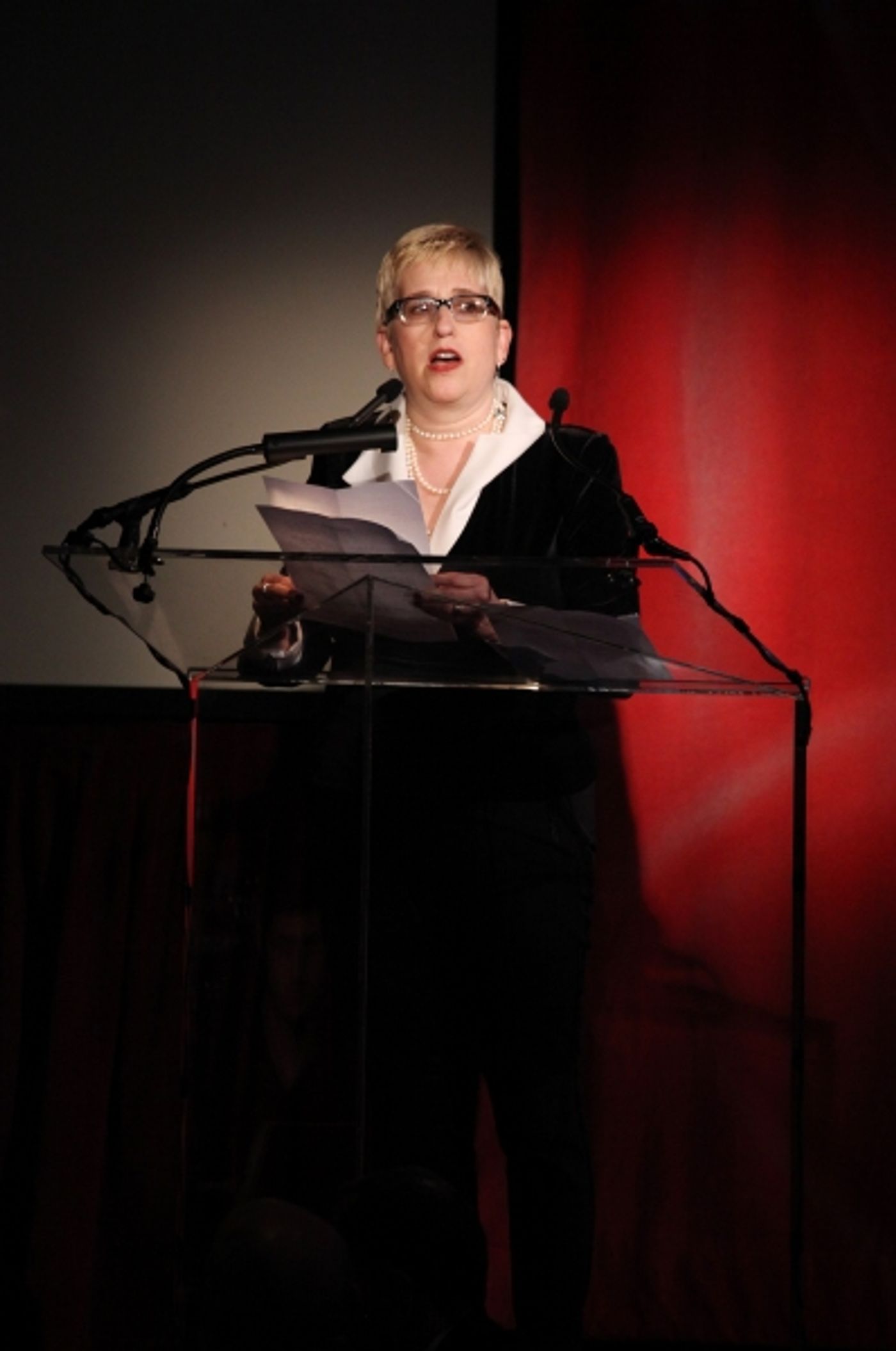 Exclusive Photo Coverage: Harvey Fierstein, Cyndi Lauper and More Present the 'Mr. Abbott' Award to Jerry Mitchell!  Image