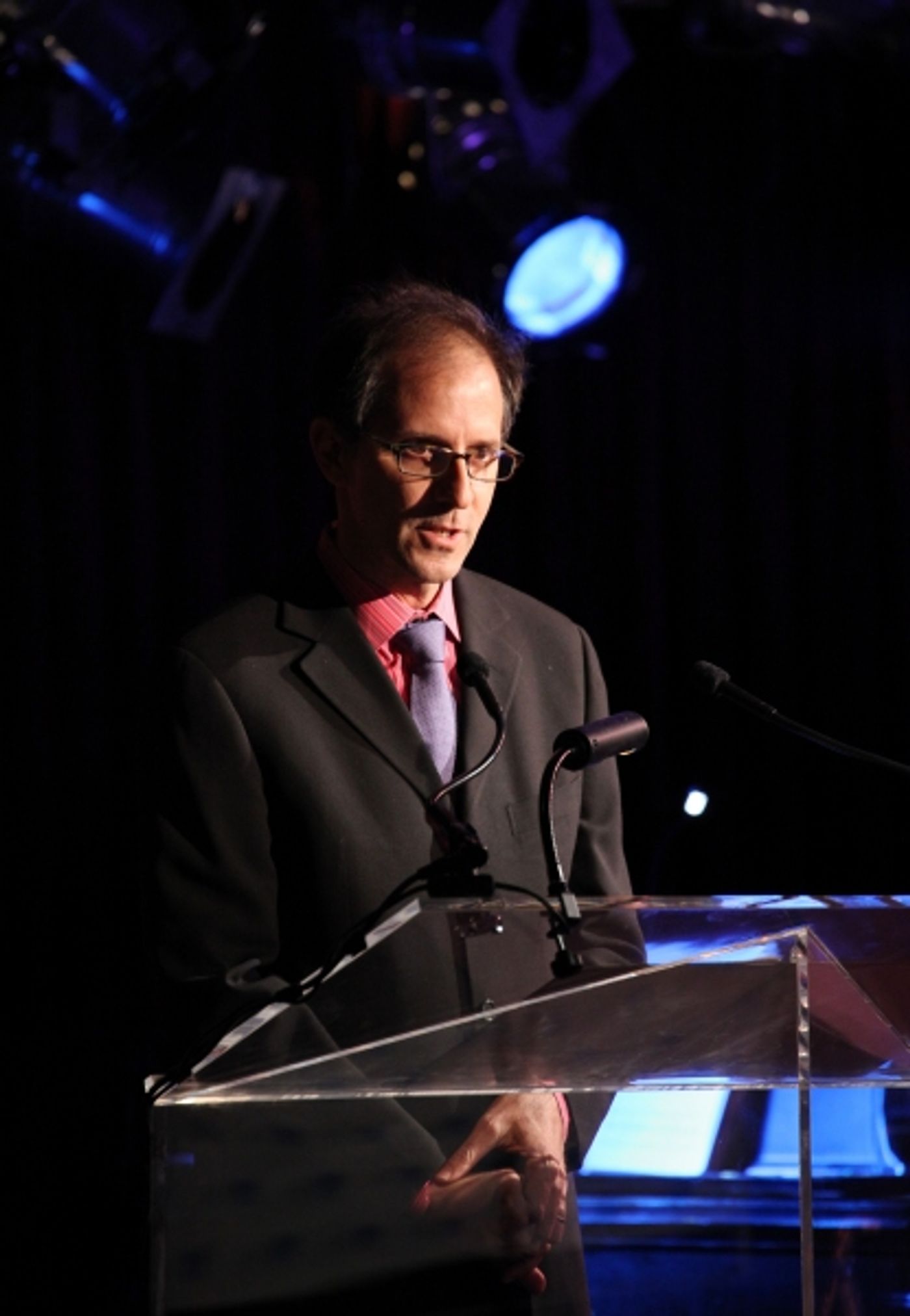 Exclusive Photo Coverage: Harvey Fierstein, Cyndi Lauper and More Present the 'Mr. Abbott' Award to Jerry Mitchell!  Image