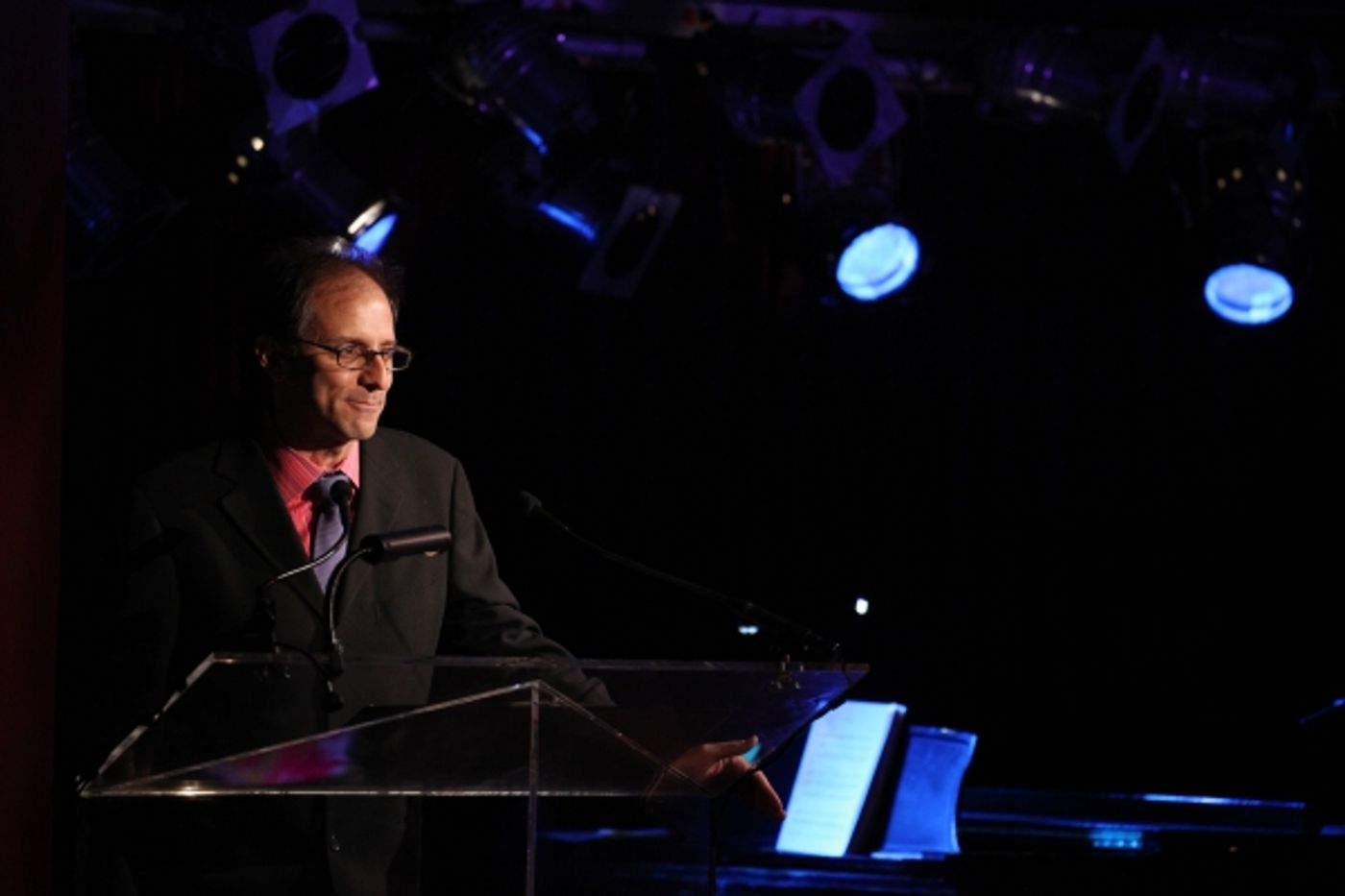 Exclusive Photo Coverage: Harvey Fierstein, Cyndi Lauper and More Present the 'Mr. Abbott' Award to Jerry Mitchell!  Image