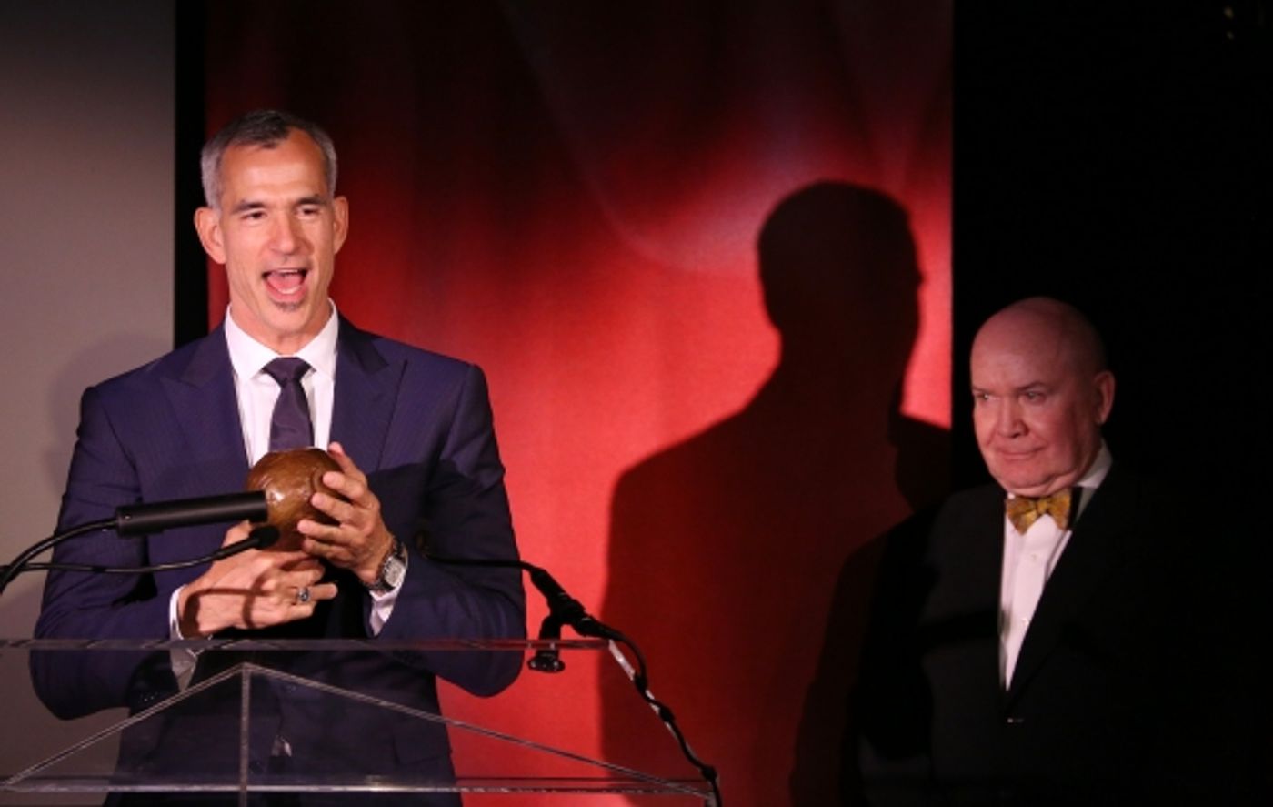 Exclusive Photo Coverage: Harvey Fierstein, Cyndi Lauper and More Present the 'Mr. Abbott' Award to Jerry Mitchell!  Image