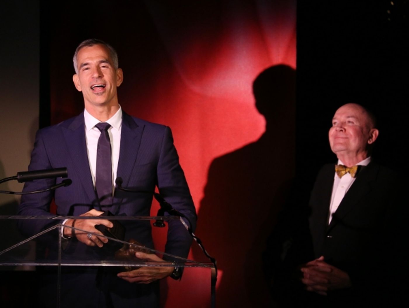 Exclusive Photo Coverage: Harvey Fierstein, Cyndi Lauper and More Present the 'Mr. Abbott' Award to Jerry Mitchell!  Image