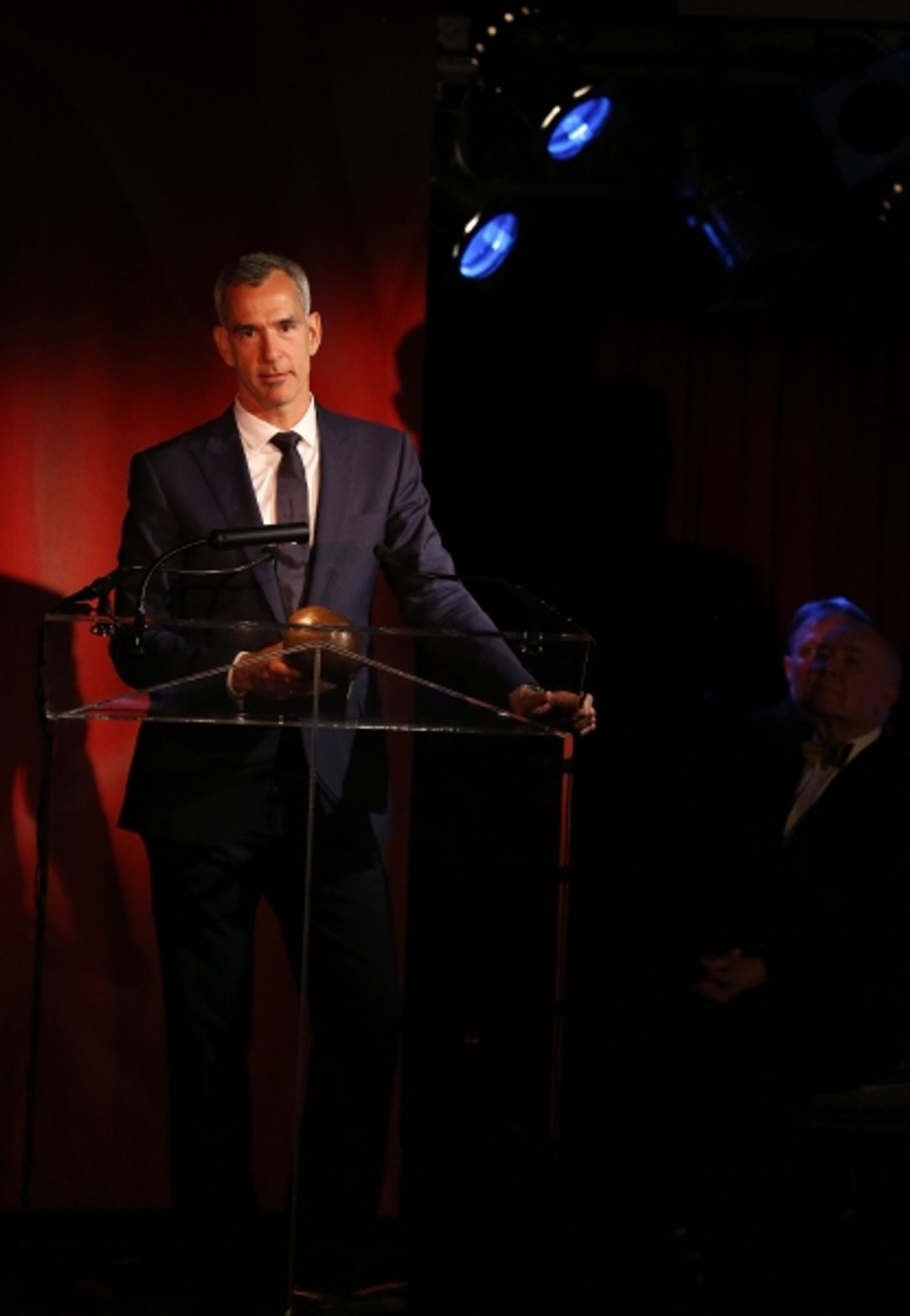 Exclusive Photo Coverage: Harvey Fierstein, Cyndi Lauper and More Present the 'Mr. Abbott' Award to Jerry Mitchell!  Image