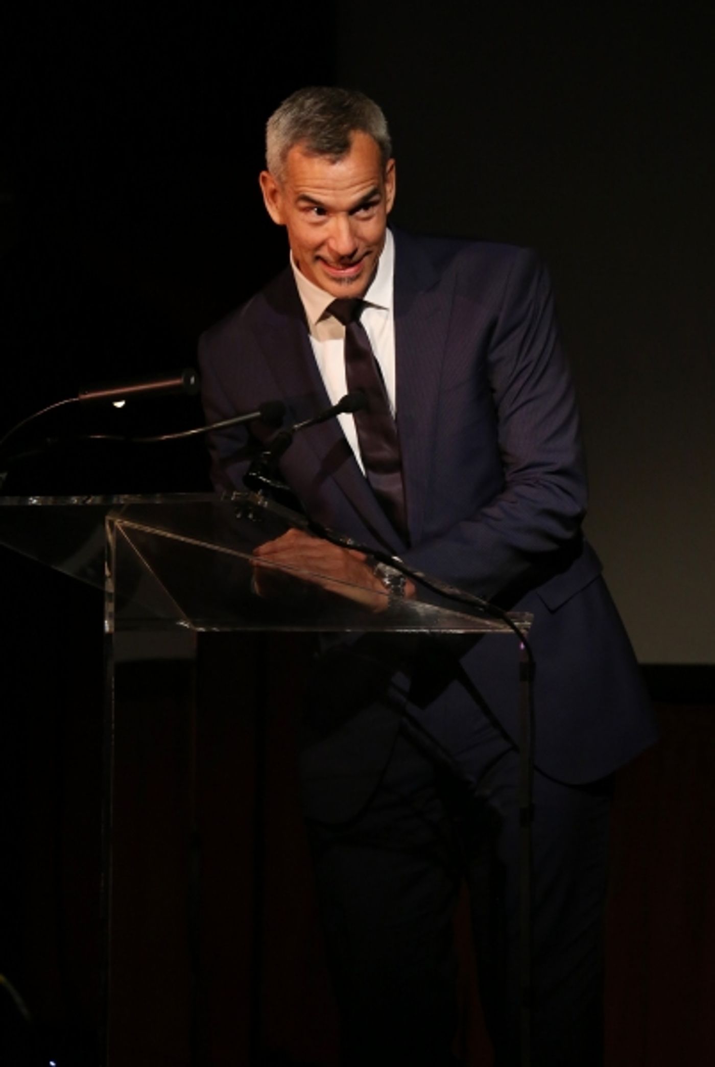Exclusive Photo Coverage: Harvey Fierstein, Cyndi Lauper and More Present the 'Mr. Abbott' Award to Jerry Mitchell!  Image