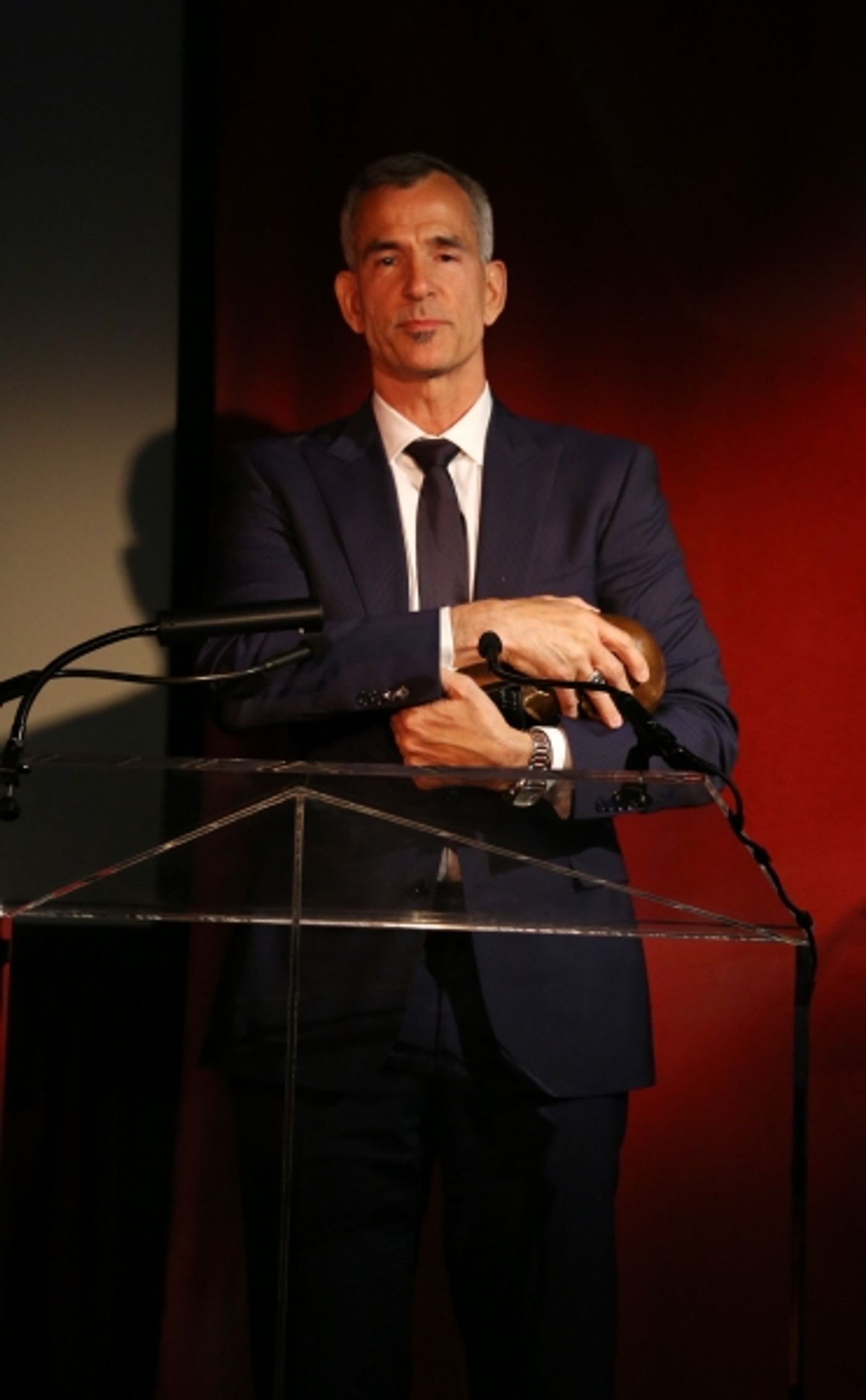 Exclusive Photo Coverage: Harvey Fierstein, Cyndi Lauper and More Present the 'Mr. Abbott' Award to Jerry Mitchell!  Image