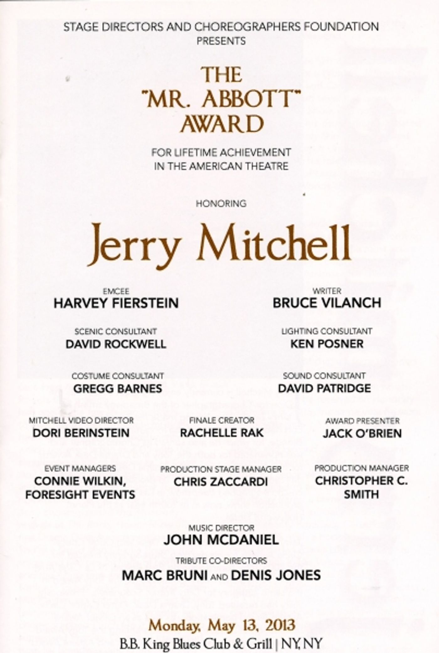 Photo Coverage: Matthew Morrison, Andy Karl, Kerry Butler and More Perform at The 'Mr. Abbot' Award Ceremony Honoring Jerry Mitchell! Photo Coverage: Matthew Morrison, Andy Karl, Kerry Butler and More Perform at The 'Mr. Abbot' Award Ceremony Honoring Jerry Mitchell! Image